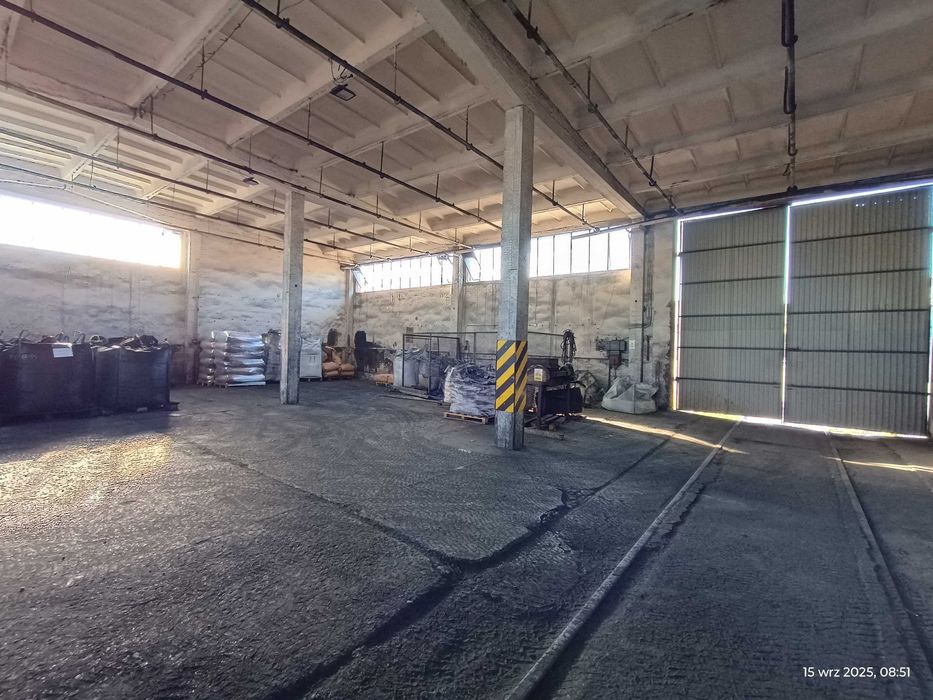 Wynajmę halę magazynową 626 m2 + ochrona + monitoring Racibórz strefa