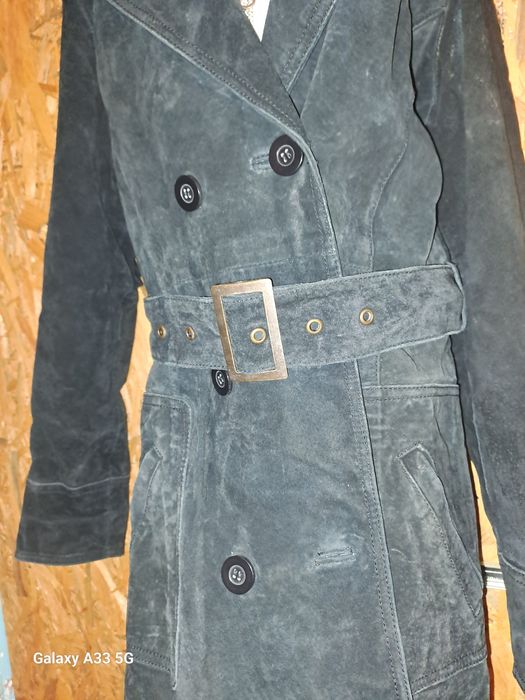 Płaszcz zamsz 34 xs