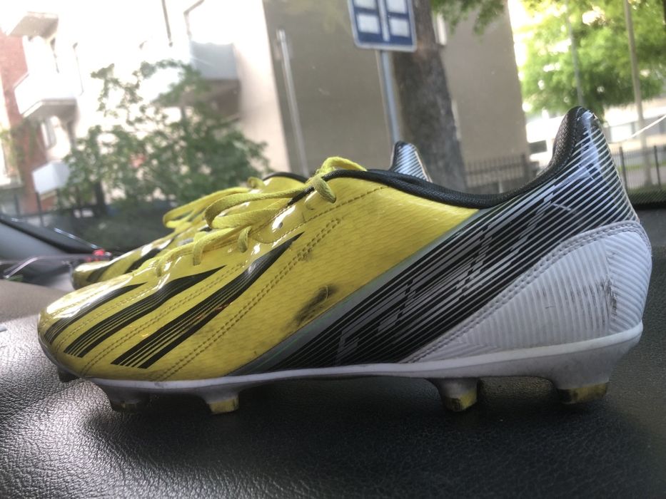 Chuteiras adidas F10 TRX FG Amarelas – Tamanho 48 (Raro)