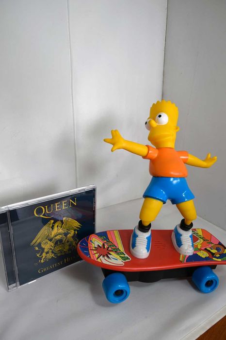 Bart Simpson Skate 30cm Vintage