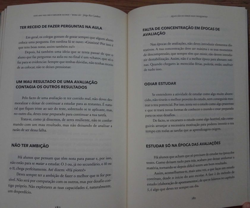 Este Ano Vais Ser O Melhor Aluno "Bora Lá" do Prof. Jorge Rio Cardoso