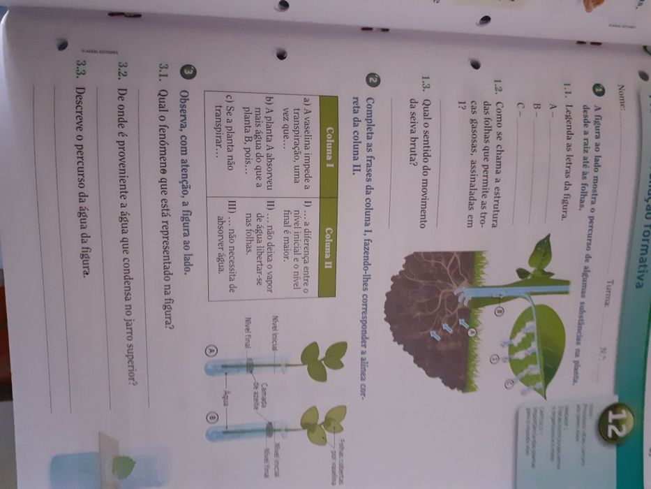 Caderno Atividades -CSI Ciências da Natureza 6.º ano