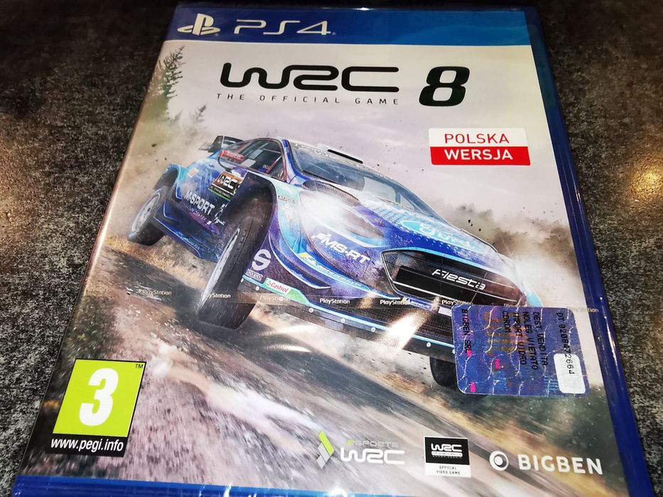 WRC 8 World Rally Championship FIA PS4 gra PL (nowa w folii) sklep Ursus