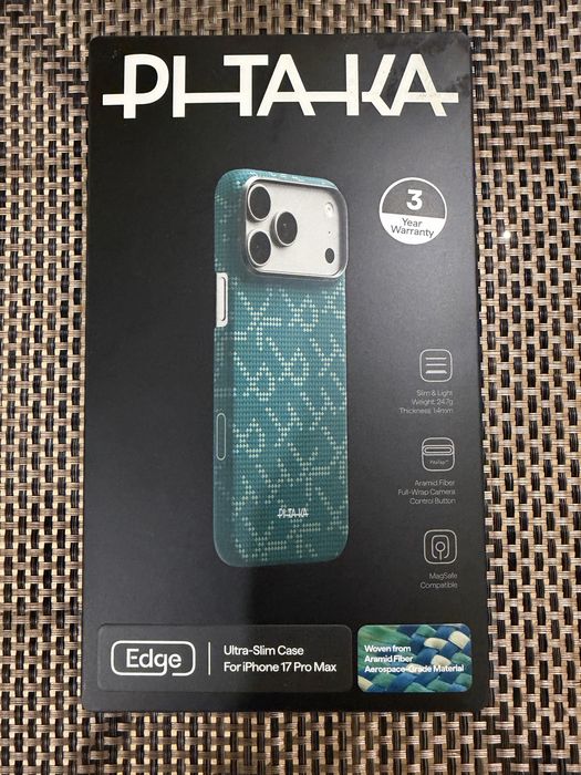 Чехол чохол Pitaka 17/18 pro max Ultra-Slim Green/Gold