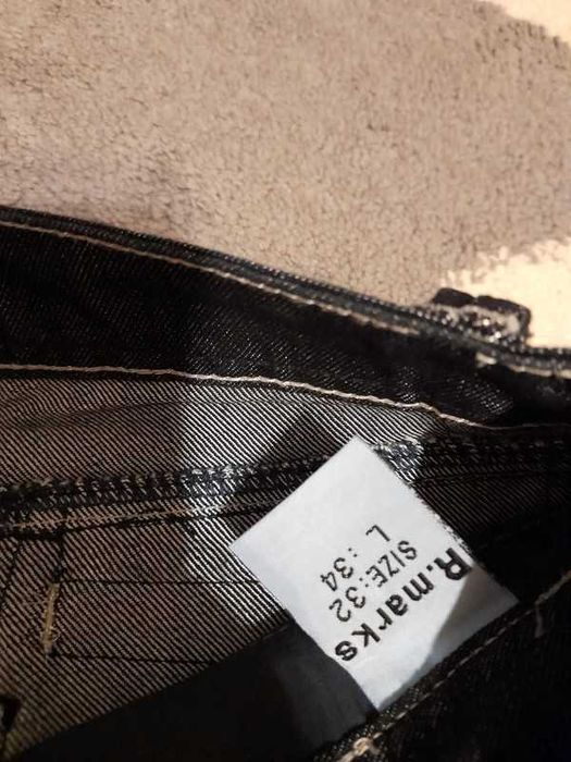 Czarne spodnie damskie R.Marks Rozmiar 32
