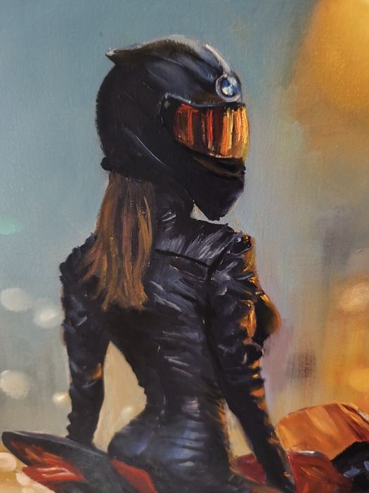 Картина "Мото" масло