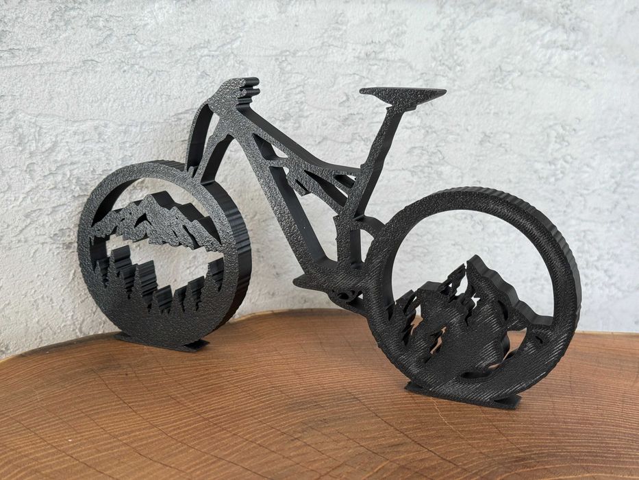 Ozdoba na biurko, półkę rower MTB górski klimat -Druk3D, gadżet