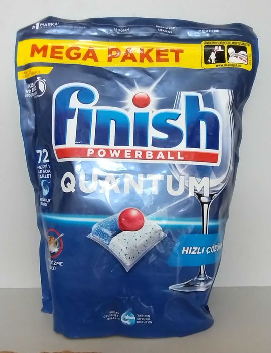 Finish Quantum All in one 72шт. таблетки / капсули для посудомийки