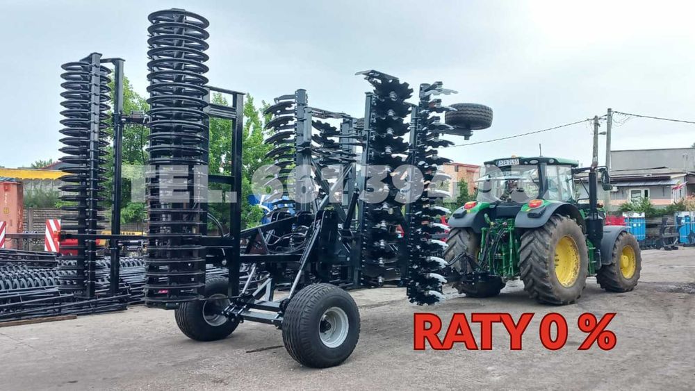 brona talerzowa hydrauliczna JANPOL SHREK 5m 560 talerz daszek 600 HIT RATY 0% !