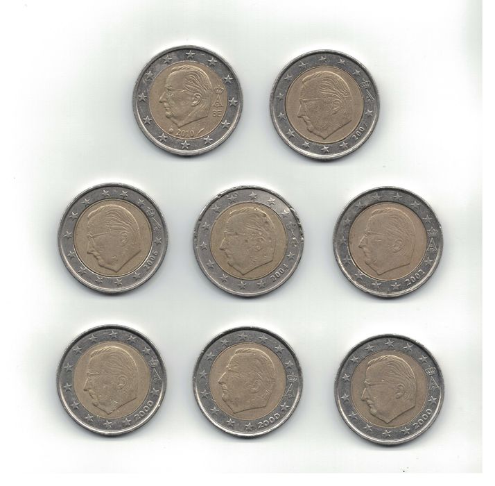 Conjunto de Moedas de 2 Euros