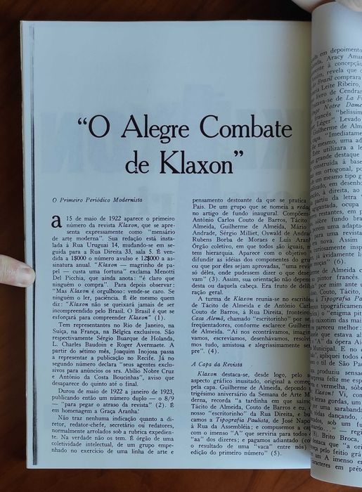Klaxon. Mensário de Arte Moderna