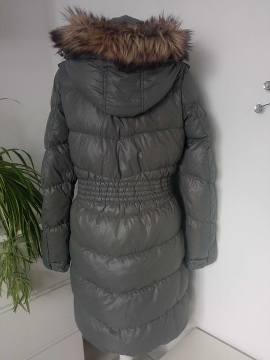 Tommy Hilfiger Denim oryginalna damska długa kurtka puchowa r S/M