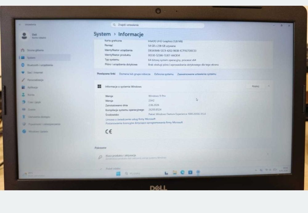 Tablet Microsoft Surface Go 1824 4 GB/64 GB + 2 ładowarki