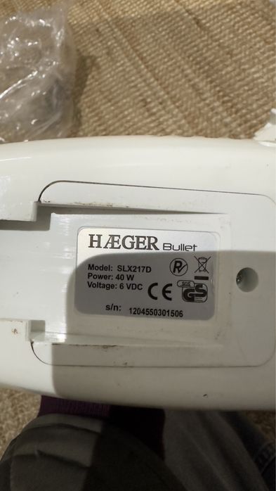 HAEGER aspirador de mão