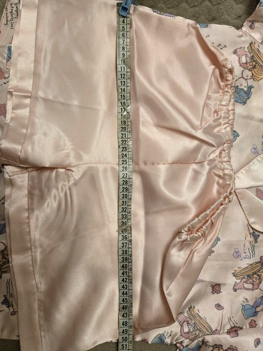 Pijama Seda Estampado Mujer Talla M