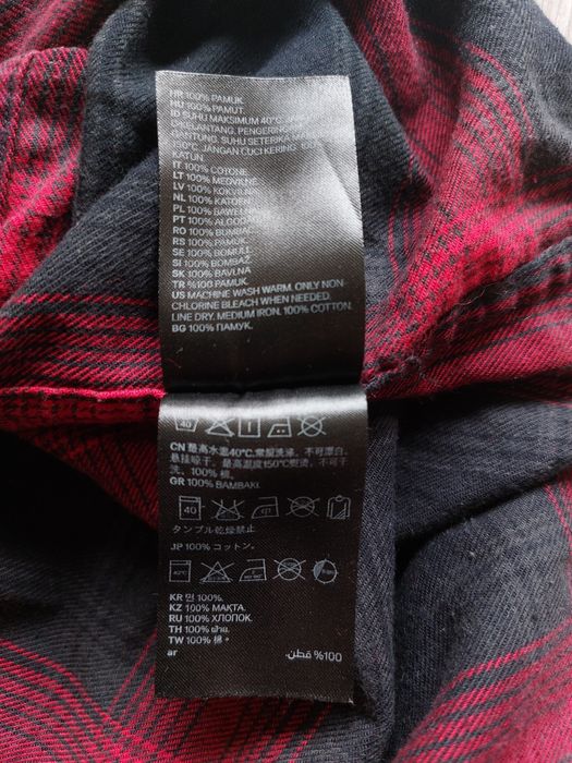 Рубашка  H&M хлопок М