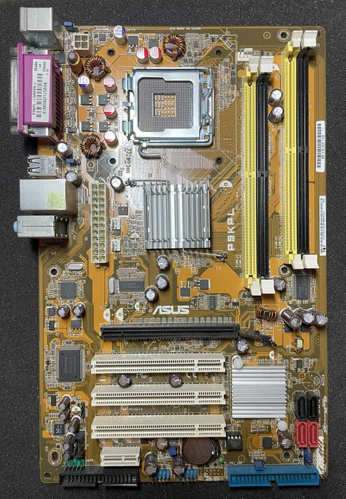 Материнская плата ASUS P5KPL (нужна замена емкостей)