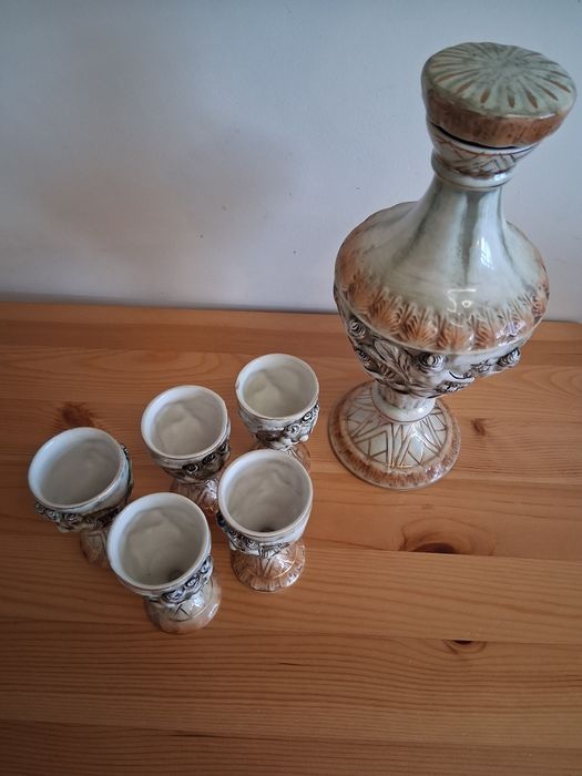 Garrafa + 5 Copos Alfal Alcobaça