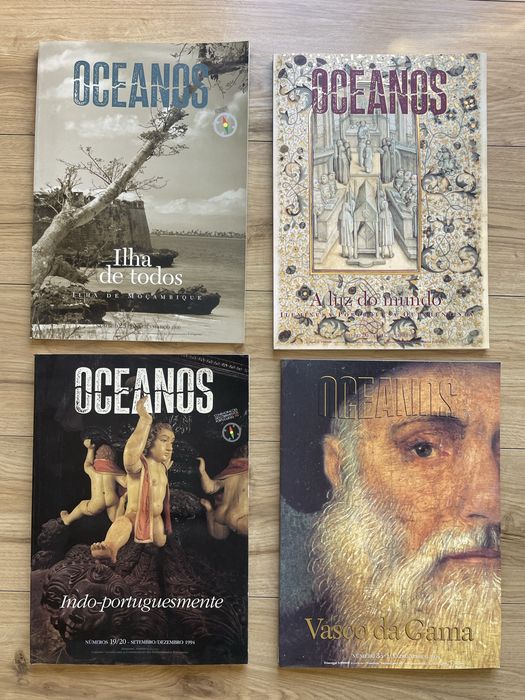 4 livros da colecção “Oceanos”