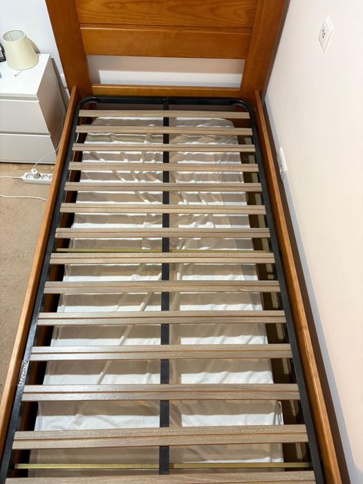 Cama Solteiro - Pinho mel