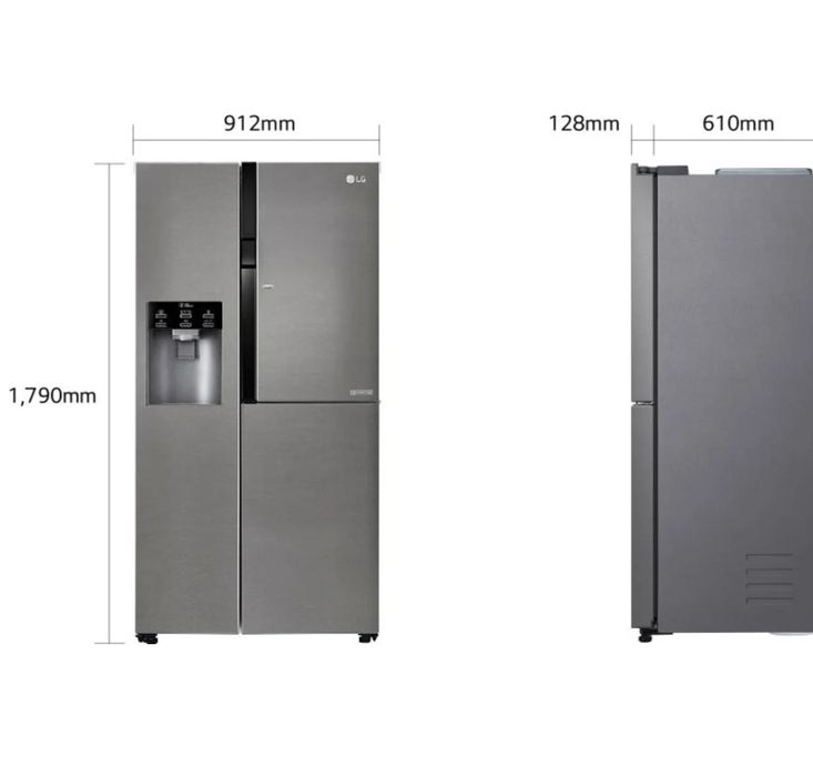 Frigorífico Americano LG GSJ361DIDV (No Frost - 179 cm - 591 L - Inox)