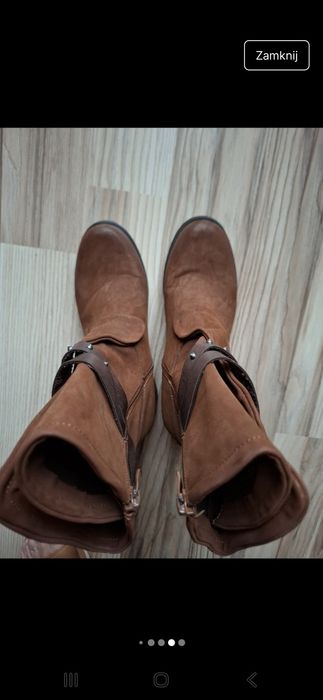 Botki zamszowe r. 37