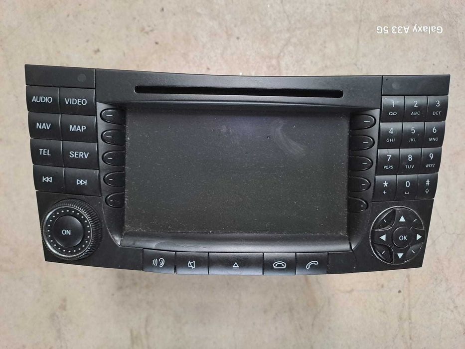 Mercedes-Benz W211 E-Klasa Radio Command Nawigacja