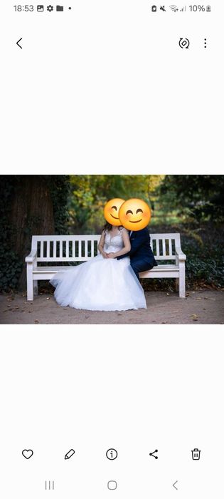 Sprzedam suknie ślubna z salonu Celiise śmietanka z kołem