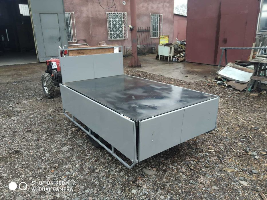 Причіп-самоскид до мотоблока