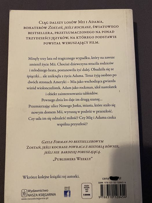 Gayle Forman Wróć jeśli pamiętasz