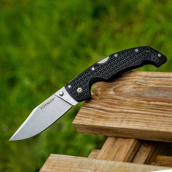 Nóż składany z klipsem EDC Cold Steel Voyager Clip Point