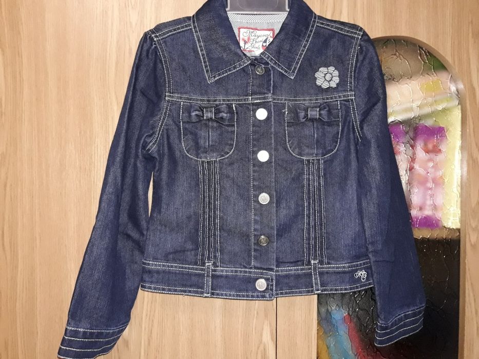 Модная джинсовая куртка 5-7лет