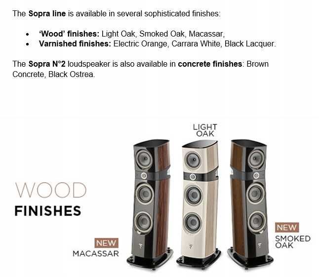 FOCAL Sopra N°2 możliwa zamiana - dostawa | sklep WROCŁAW
