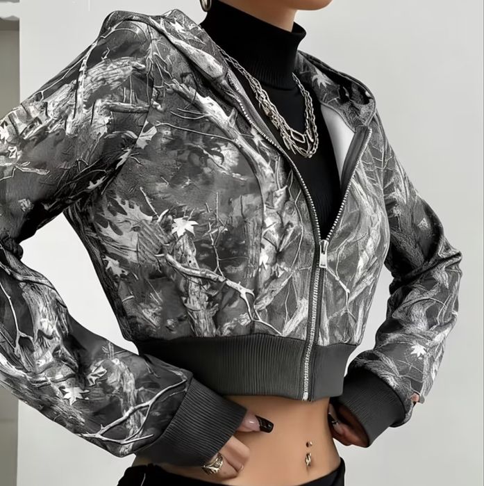 укорочена приталена кофта y2k sk8