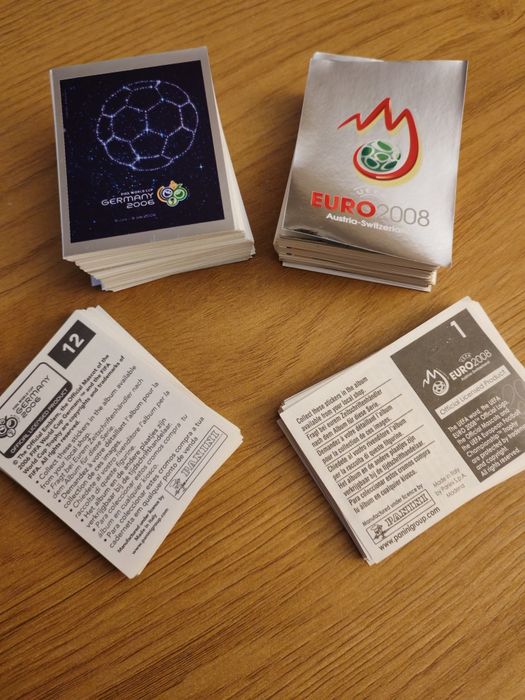 Cromos mundial 2006 e europeu 2008