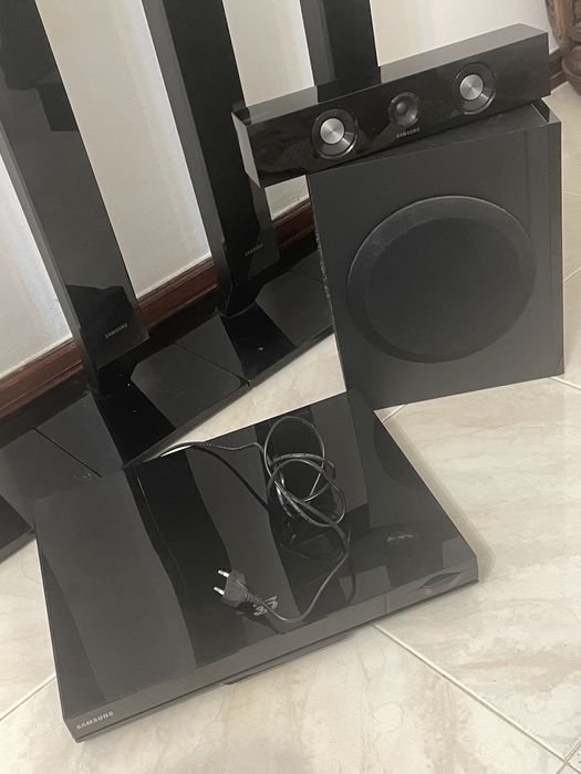 sistema de som com leitor blue-ray