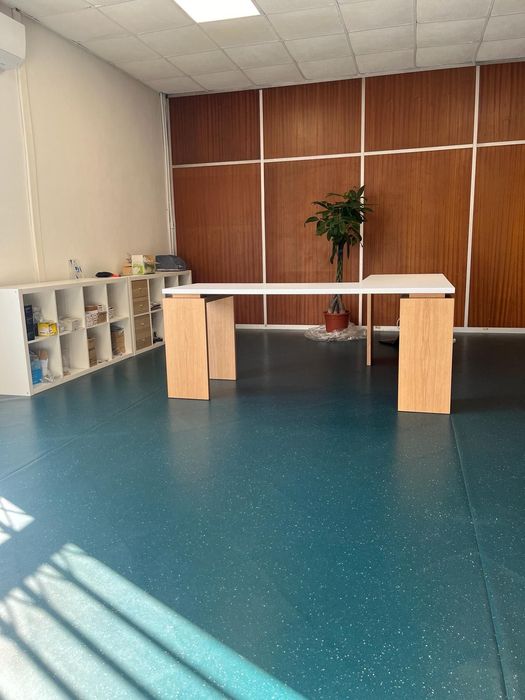 Mesa escritório branco lacado