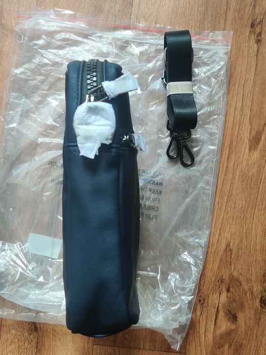 Сумка через плечо, мессенджер, синяя, мужская сумка