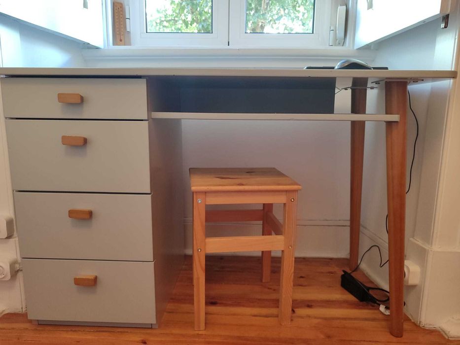 Secretária 4 gavetas, JIMI (La Redoute Interieurs)