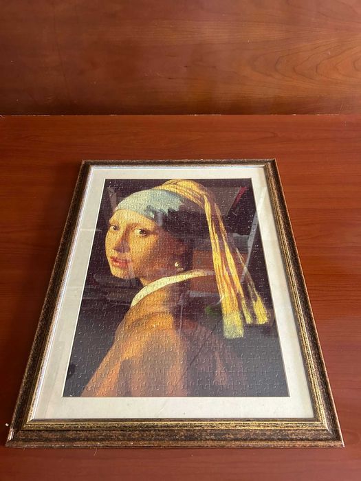 Quadro de Quebra-Cabeça: Moça com Brinco de Pérola (Johannes Vermeer) – Uma Obra-Prima na Sua Parede