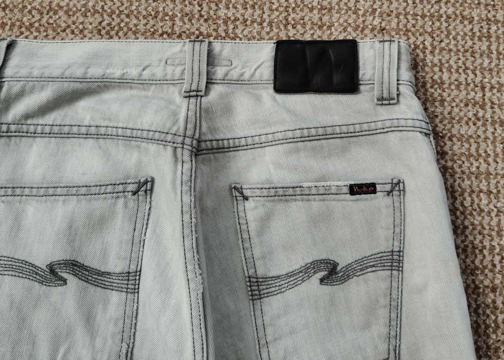Nudie Jeans Grim Tim джинси slim fit оригінал W30 L30 сірі