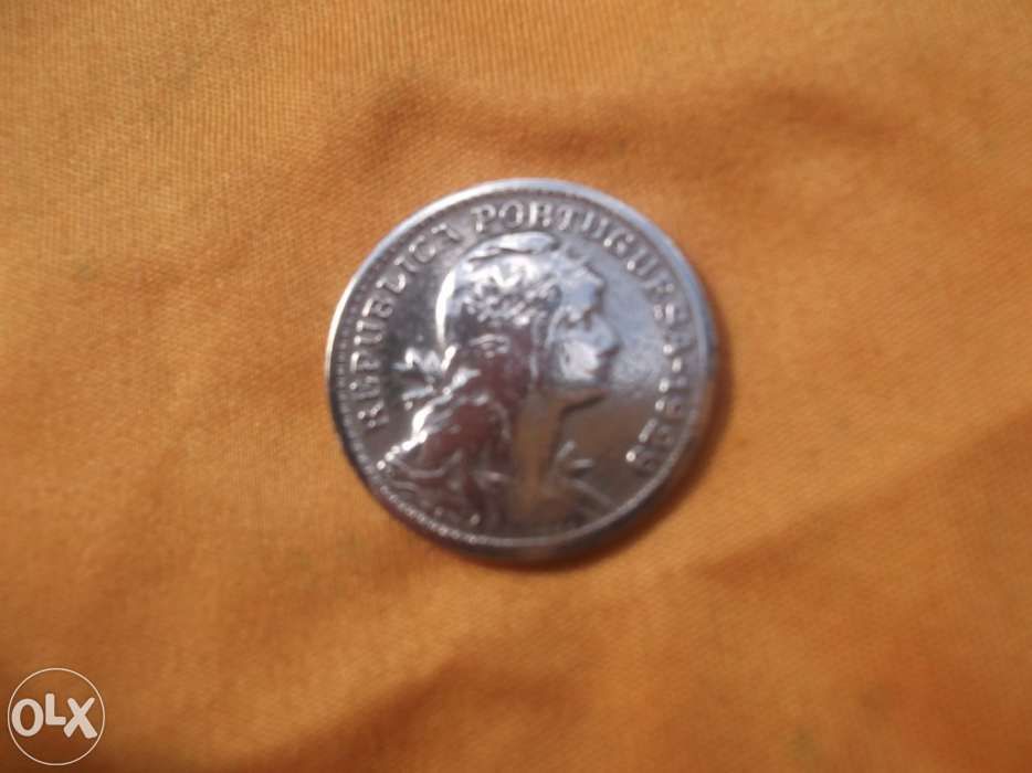 Moeda portuguesa 50 centavos de 1929