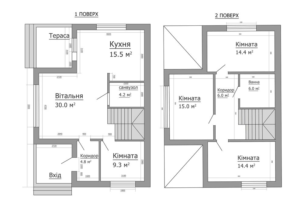 Продаж 2-п будинку на 6 сотках, центральні комунікаціі - View 5