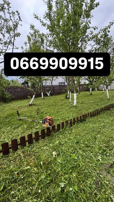 Косіння трави ділянок чагарників