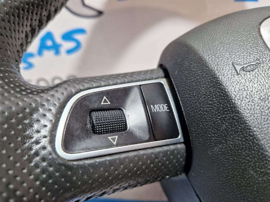 VOLANTE GUIADOR COMPLETO Pele Perfurada Comando Multifunções AUDI A5 8T