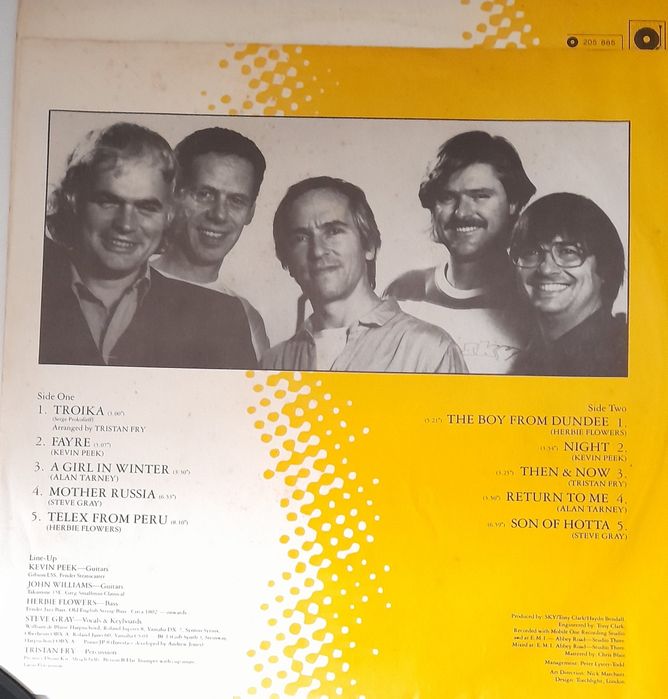 Lp SKY Cadmium - 1984