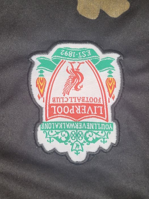 Czarna koszulka do piłki nożnej adidas Liverpool