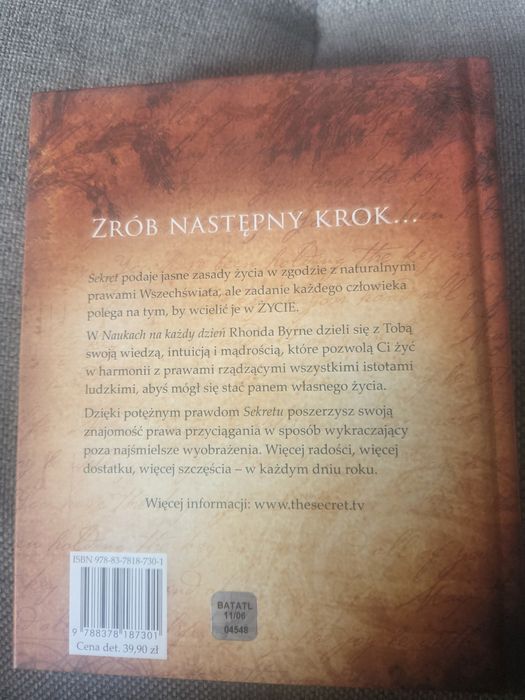 The Secret Sekret Nauki na każdy dzień Rhonda Byrne