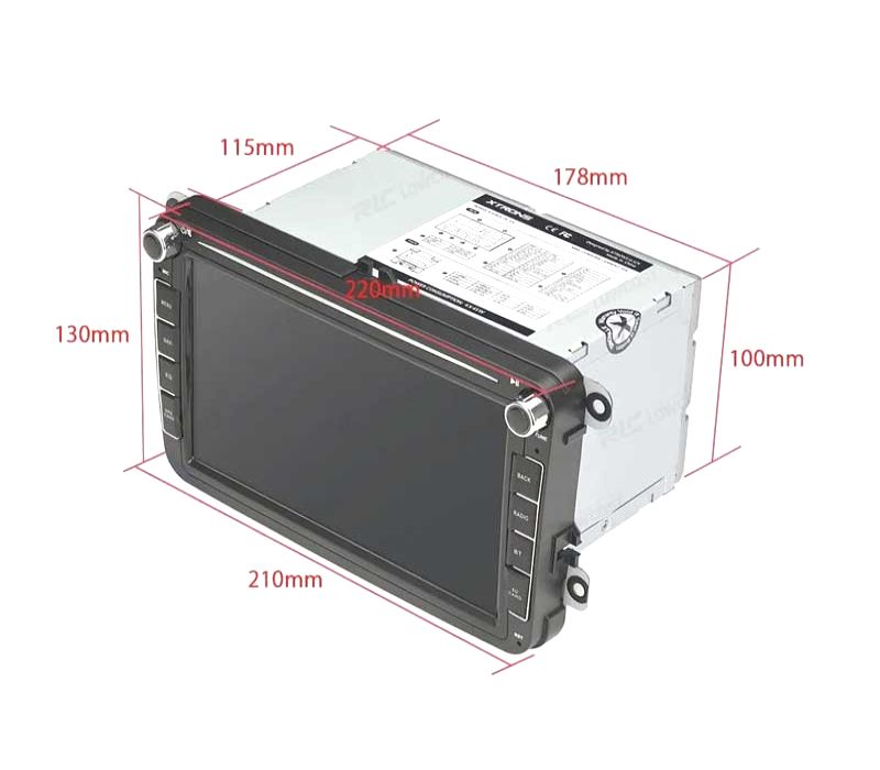 RADIO 8″ GPS ANDROID 11 VOLKSWAGEN VW PARA SEAT SKODA OCTACORE 4GB RAM+64GB ROM