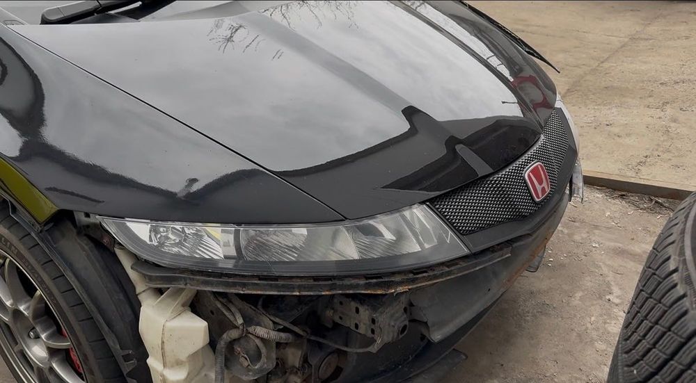 Капот Хонда Сівік 8/Honda Civic VIII ( FK/ FN) чорний